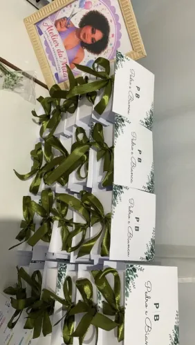 Caixa convite personalizado 5 unidades