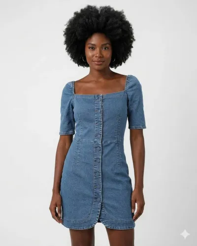 Vestido Jeans Up Scale Tamanho 42