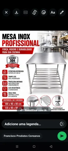 Mesa inox