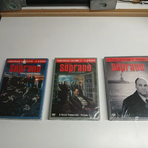 Vendo coleção de DVDs do filme soprano 3 filmes novos nunca usado