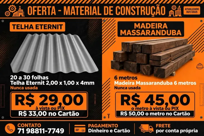 Telhas de eternit de fibro cimento