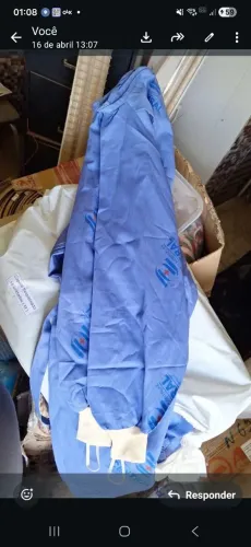 ROUPA CIRURGIA MANGA COMPRIDA LAVAVEL 100%ALGODÃO