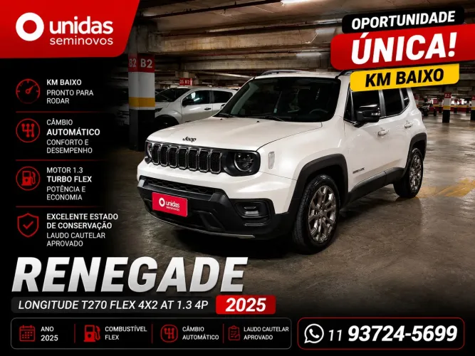 Jeep Renegade Long. T270 1.3 TB 4X2 Flex Aut. 2025