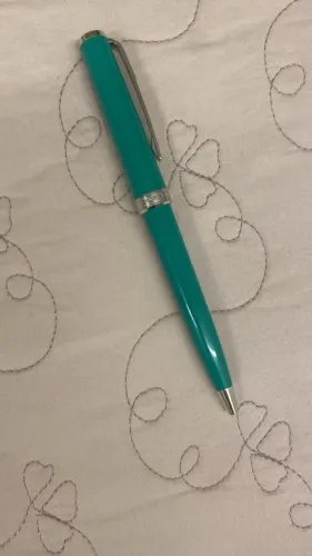 CANETA MONTBLANC TURQUESA - EXCELENTE ESTADO