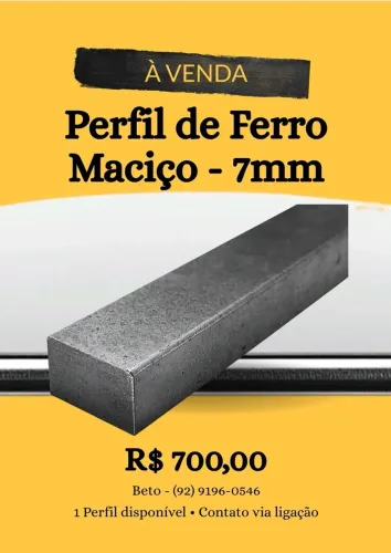 Perfil em ferro