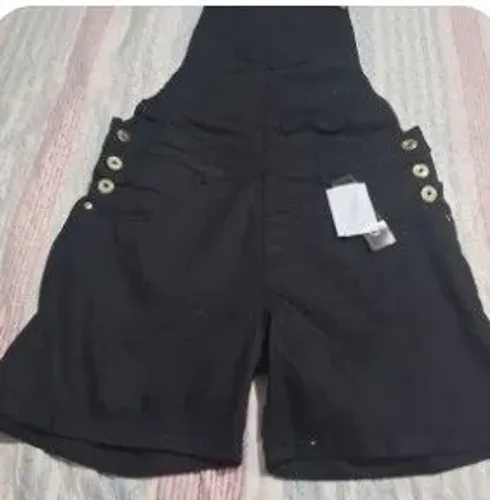 Jardineira jeans 