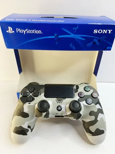 Controle de ps4 cinza camuflado aan3