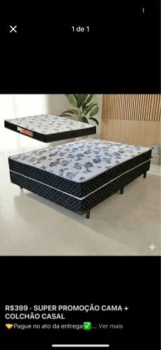 Super promoção de cama box +colchão super confortável ?