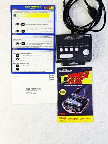 Power Plug Tyco - Funçao Turbo Controle de Mega Drive