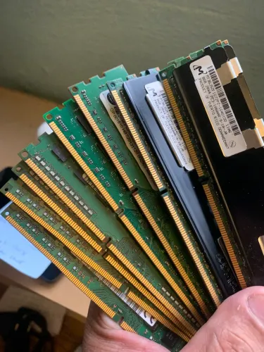 Lote 9 memórias RAM pc3 8G, 4G