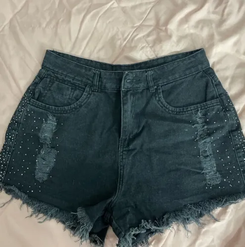 short jeans marisa preto