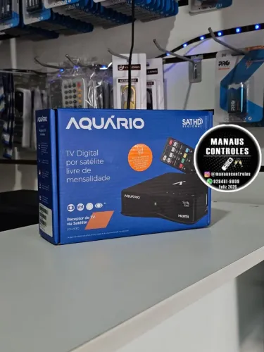 Receptor de tv via satélite aquário