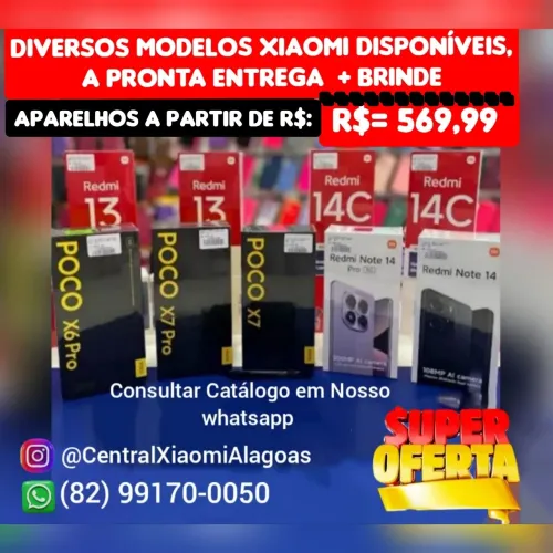 Xiaomi Poco X7 PRO 5G, Poco F7 5G e Modelos A partir de: 569,99