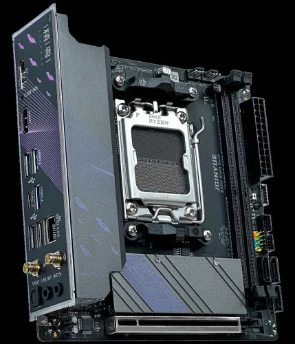 B650i Night Devil + Ryzen 5 7600 (c/ caixa e cooler)
