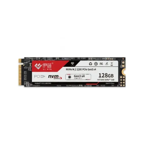 SSD 128GB NVMe M.2 2280 PCIe Gen3 x4 YI XIN 2000MBs Alto Desempenho Para Notebook e Comput