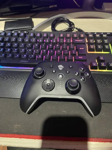 Controle Gamer Ninja Sword V2, RGB, Bluetooth, PC, Android, iOS, Switch, Preto