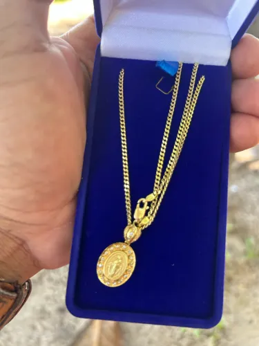 Cordão de ouro 18k super luxo 