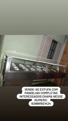 Estufa pra colocar espetinho (resfriada)