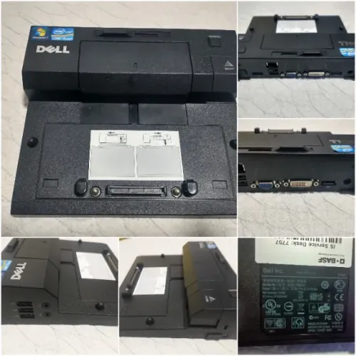 Kit Dock Station Dell E-port Plus Pr03x Usb 3.0 Vga Dvi + Fonte original