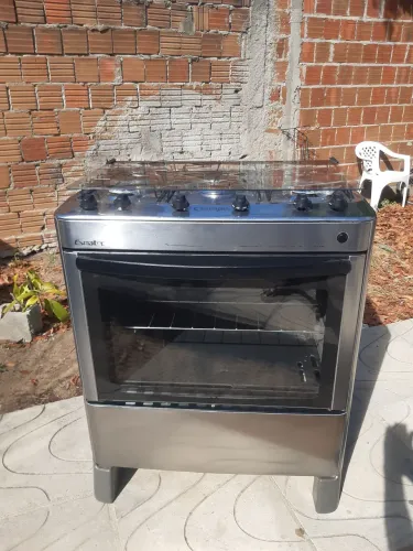 Fogão Esmaltec inox 5 bocas top entrega grátis pra toda João Pessoa