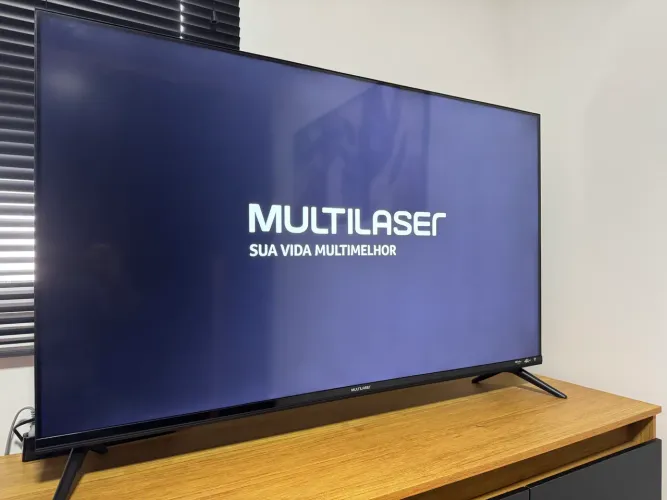 TV Multilaser 50? 4K em ótimo estado