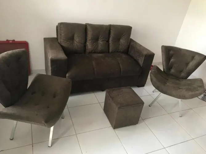 Sofá kit completo da fábrica pronta entrega