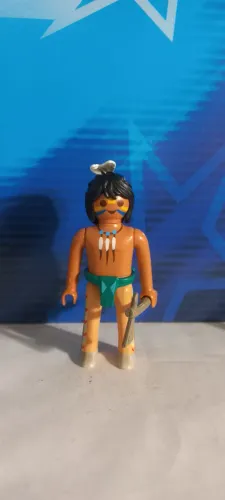 Playmobil western índio com machadinha (velho oeste faroeste)