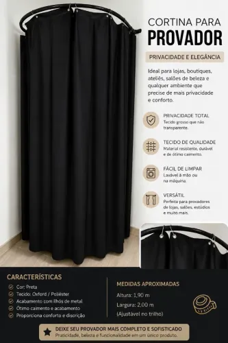 Provador de parede com arco