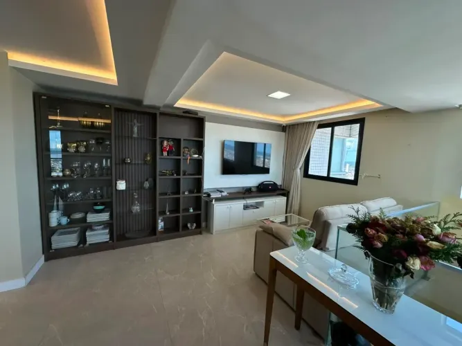 Vendo Cobertura Duplex Mobiliado no Ed. The One, c/ 3 suites, sala, área gourmet, 5 vagas.