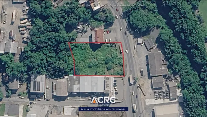 ACRC Imóveis - TE01394 - Terreno para venda no bairro Itoupava Central em Blumenau