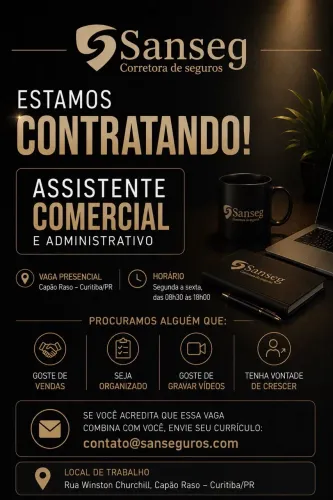 Estamos contratando!!!