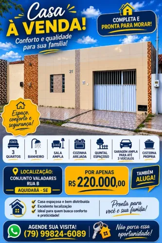 Casa a Venda em Aquidabã