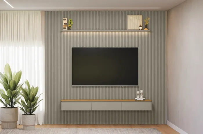 Painel Modular Ripado Versátil