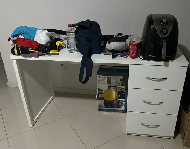 MESA DIRETOR MDF BRANCA