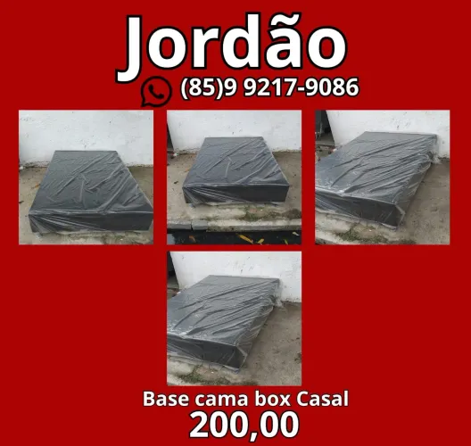 Base cama box casal
