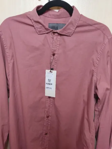 Camisa Oficina Reserva modelo Chino, rosa queimado, nova, com etiqueta, tamanho 3 (M - 40)