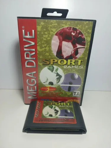 Cartucho Sport Games Mega Drive Com Caixa Tectoy Original