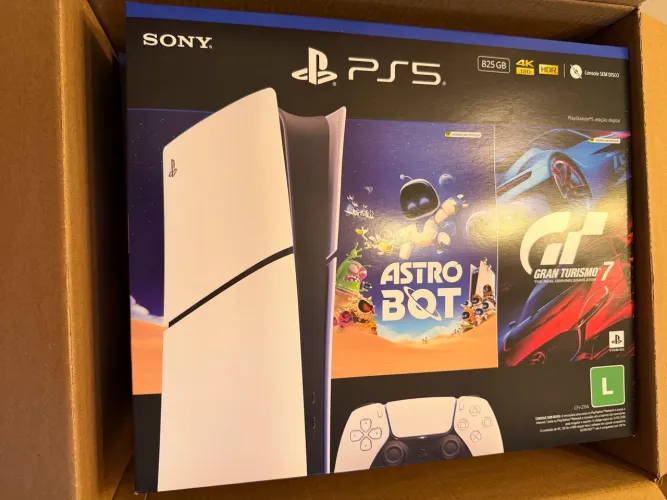 PS5 PlayStation 5 Slim Digital 2 Jogos Novo Lacrado