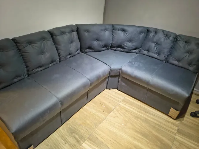 Sofás novos canto 6 lugares apenas $ 599, + frete $ 99, paga na entrega