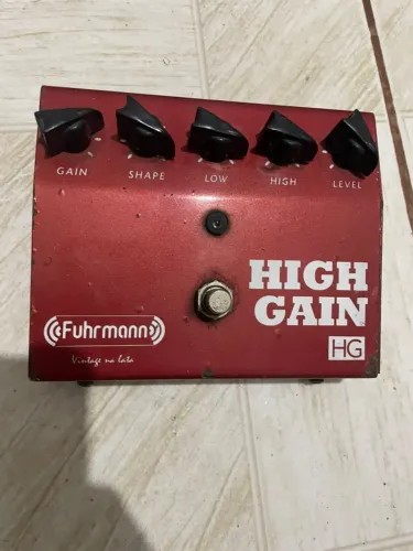 Pedal de Guitarra High Gain Fuhrmann distortion