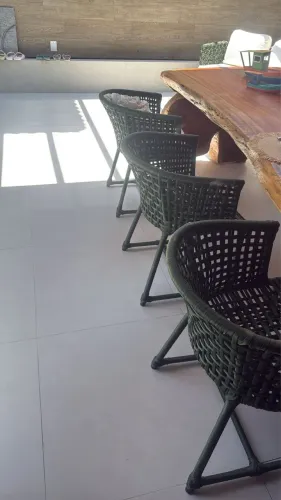 Cadeiras em corda náutica, disponível em todas as cores