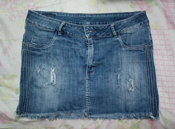 Saia jeans