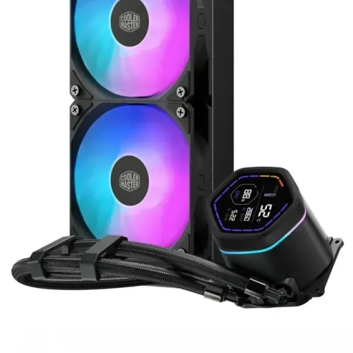 (LOJA FÍSICA) Water Cooler Cooler Master MasterLiquid Core NEX Digital ARGB 360mm