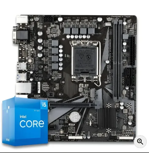 Kit Intel i5 12400f + Placa mãe H610