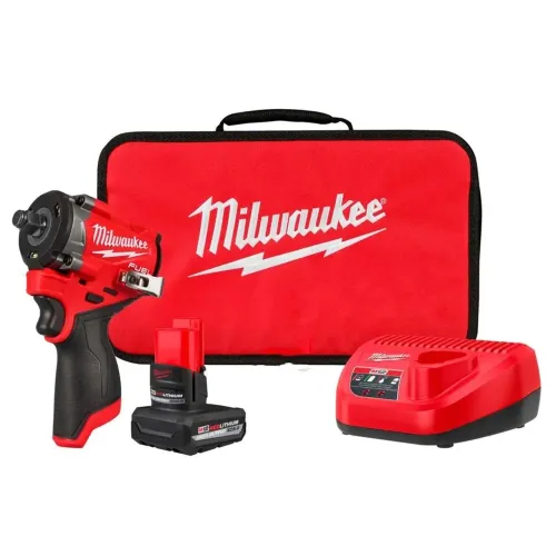Chave de Impacto 1/2 12V 2563-159N Milwaukee com 1 bateria 5AH e carregador