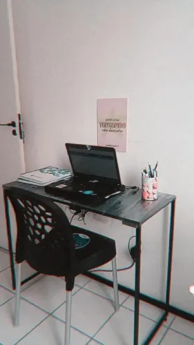 Escrivaninha Industrial NOVA Mesa Multiuso Notebook Computador Escritório de Estudo Preta
