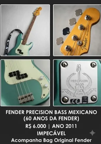 FENDER PRECISOON BASS MEXICANO