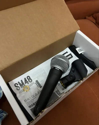 Microfone shure sm 48 profissional