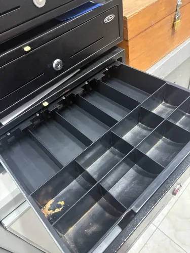 Gaveta pra caixa