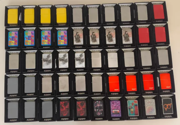50 Zippos novos